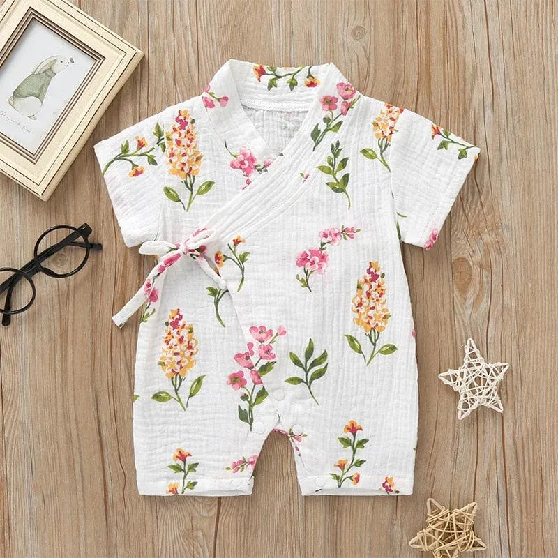 Floral Kimono Romper
